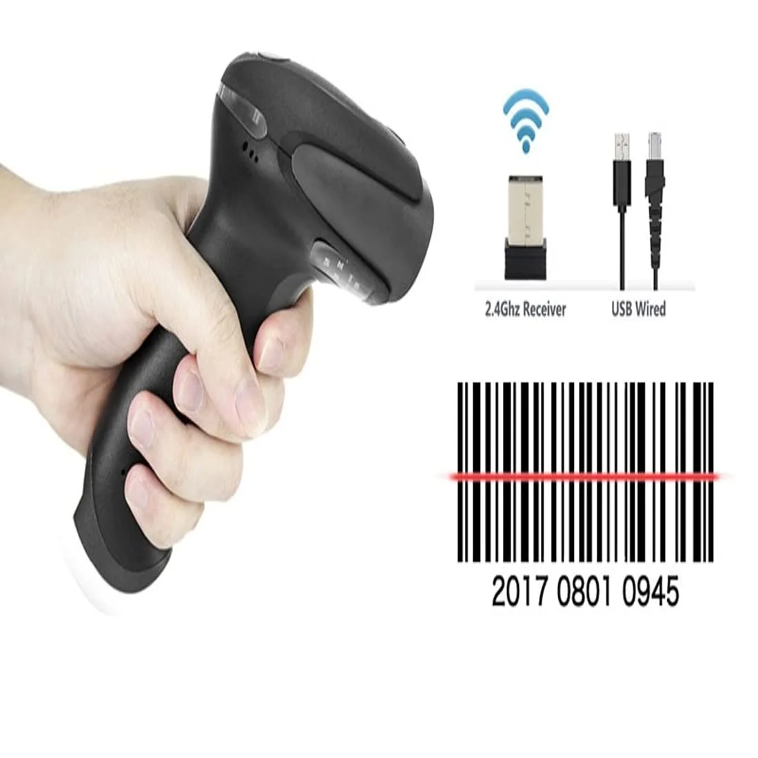 Haixun Barcode Scanner F6-1 Laser (Sem Fio) - Image 3