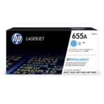 HP 655A CYAN  Original LaserJet Toner Cartridge, CF451A